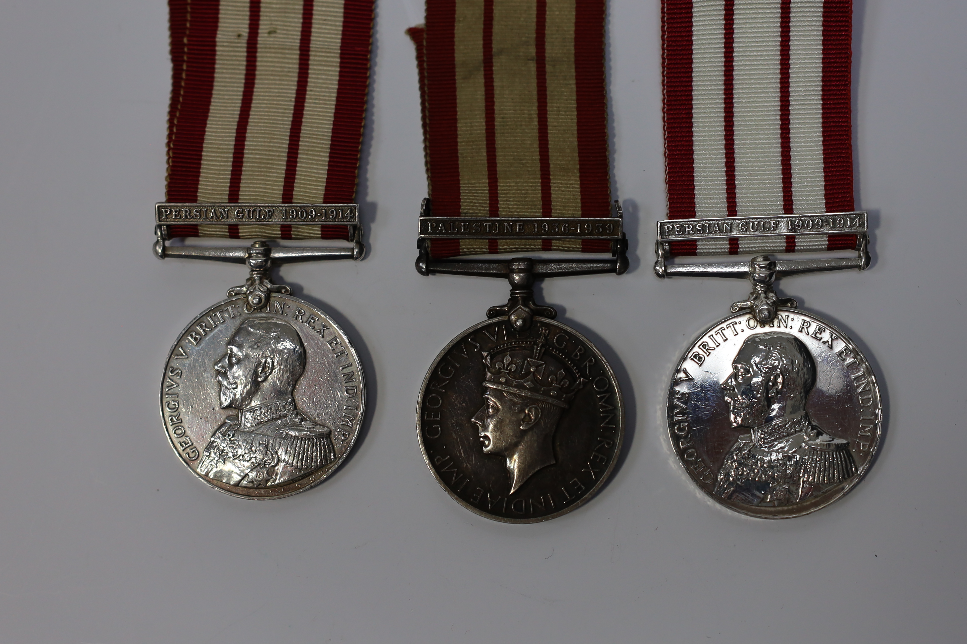 Three Royal Navy General service medals awarded to